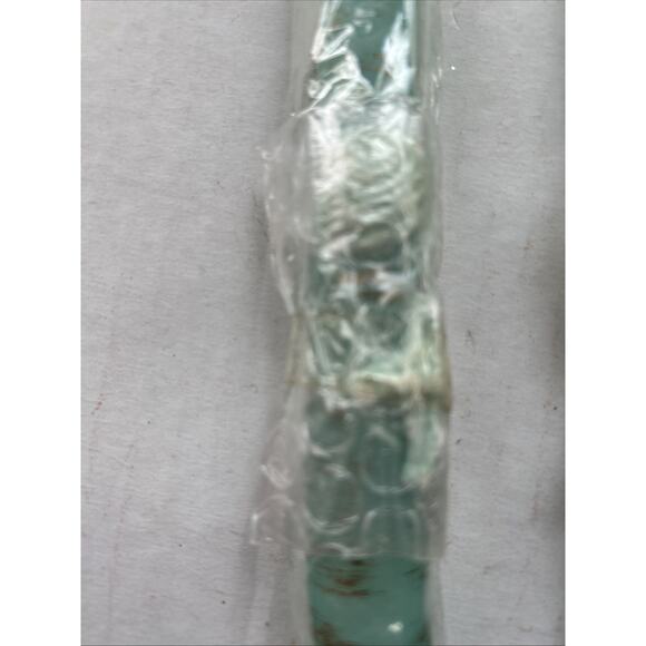 VTG Candles Tapers Teal Turquoise Gold Dust Sea Shells Embedded Design - Picture 2 of 5